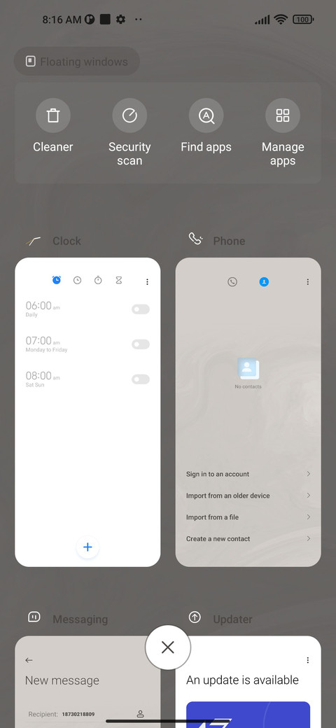 Pericosmic screenshot