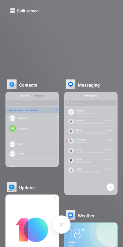 Nice UI10 screenshot
