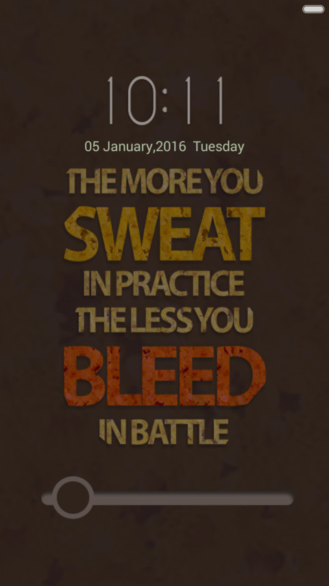  IN Sweat More, Bleed Less screenshot