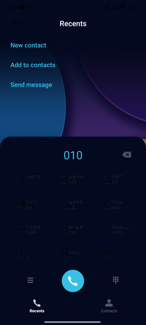 Blue Orange Purple screenshot