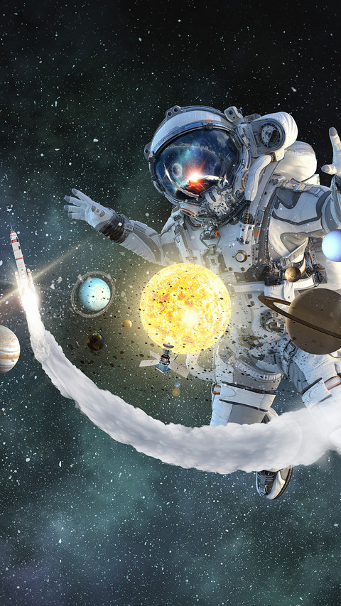 Astronauts in the universe screenshot