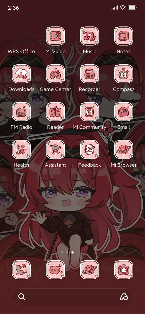 Cute red hair girl screenshot