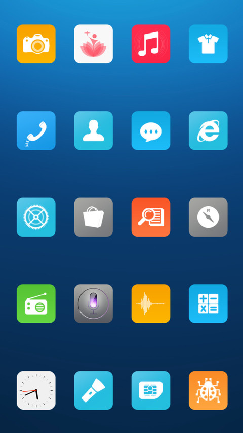 Fantasy blue screenshot