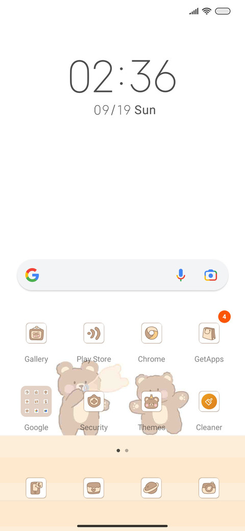 Simple happy bear screenshot