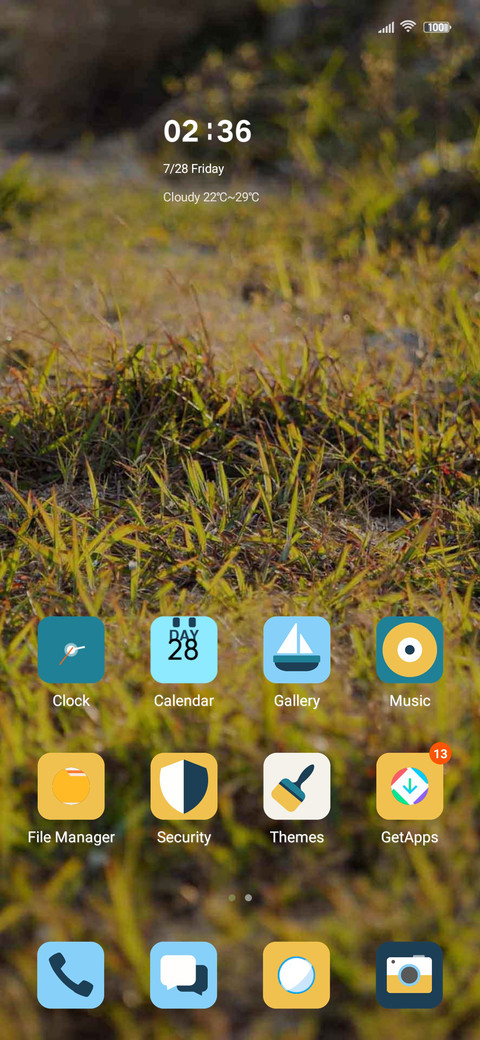 Sunny grass screenshot