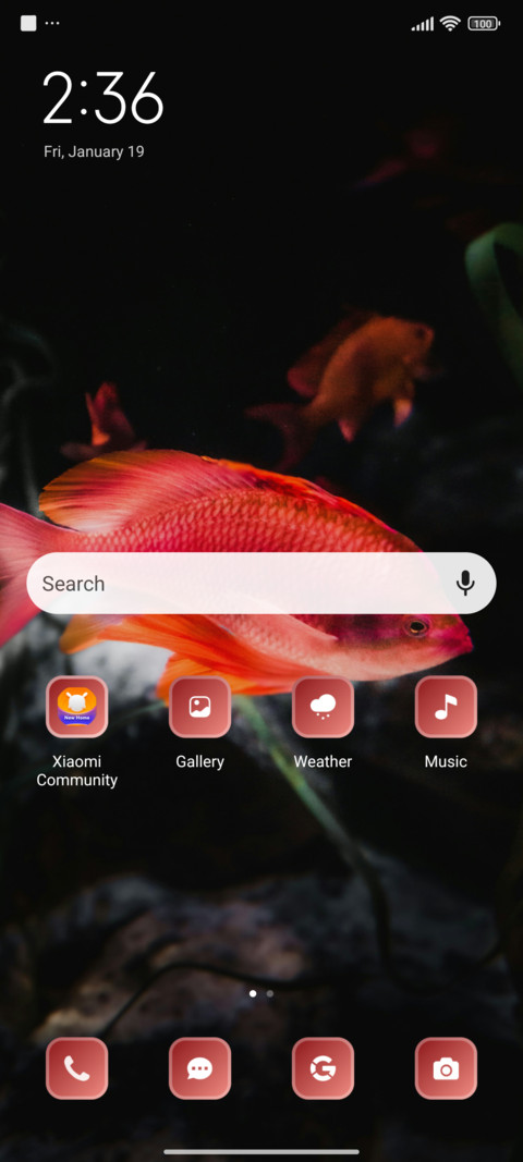 Aqua Harmony screenshot