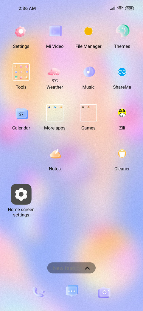 Glass frosted screenshot