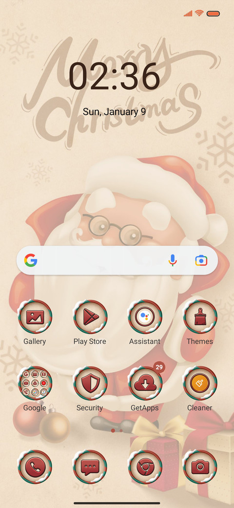 Santa's gift screenshot