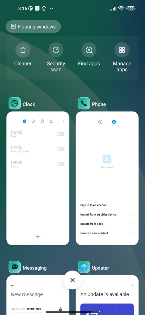 pastel blue screenshot