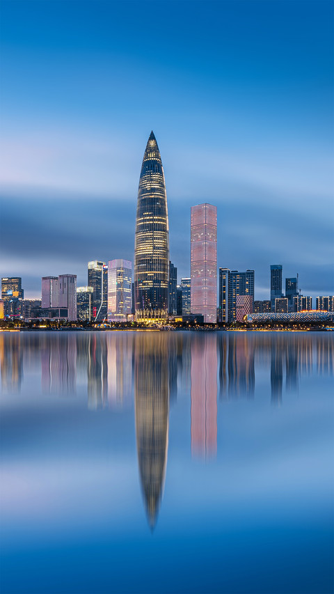 广东的城市夜景 screenshot