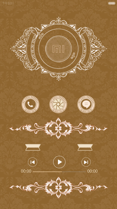极致欧风（ios锁屏+自由桌面+自带铃声） screenshot