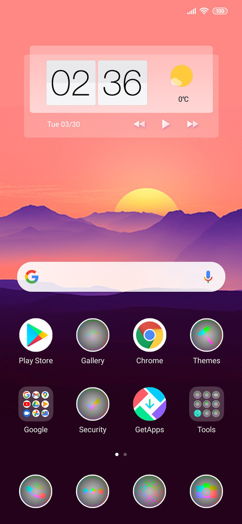 Sunset_Mountain screenshot