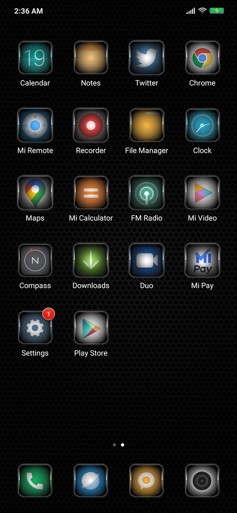 Grey Theme screenshot