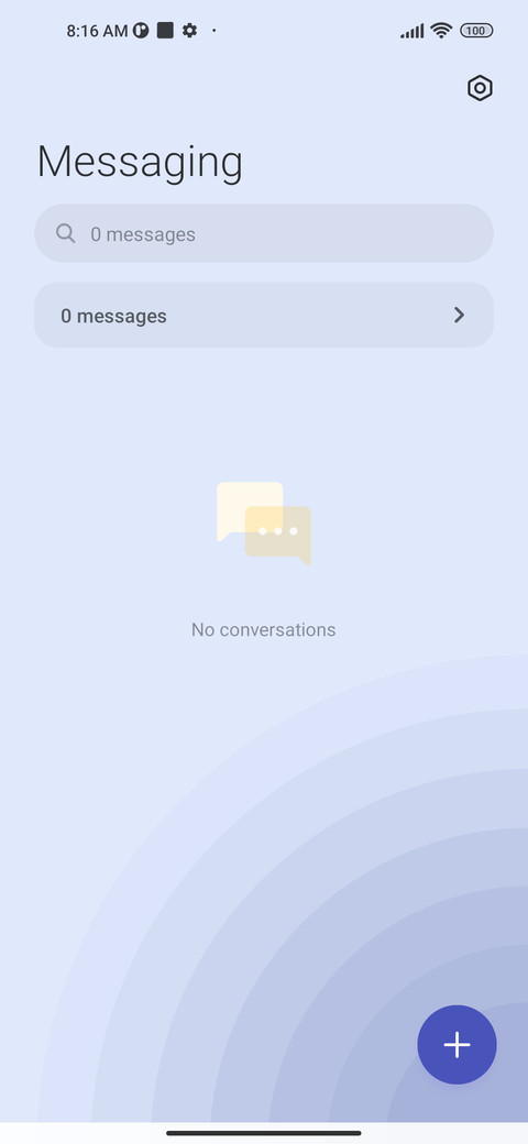 Simple gradient screenshot