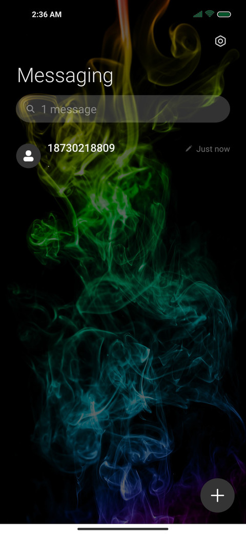 Colorful lamp screenshot