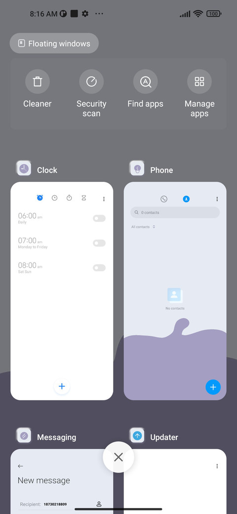 Mimetic violet screenshot