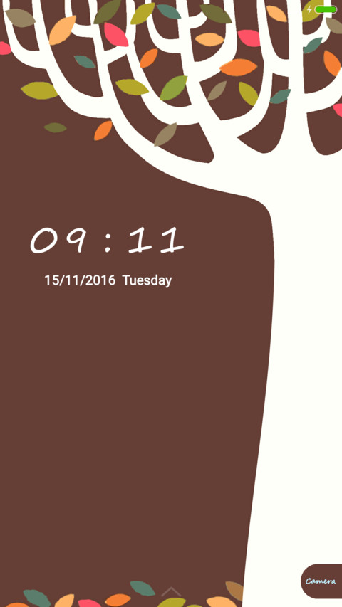 Autumn leaf screenshot