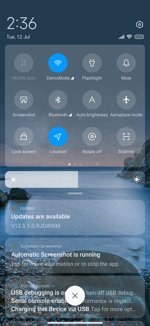 night sky screenshot
