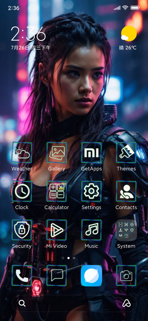Cyberpunk rebelion screenshot