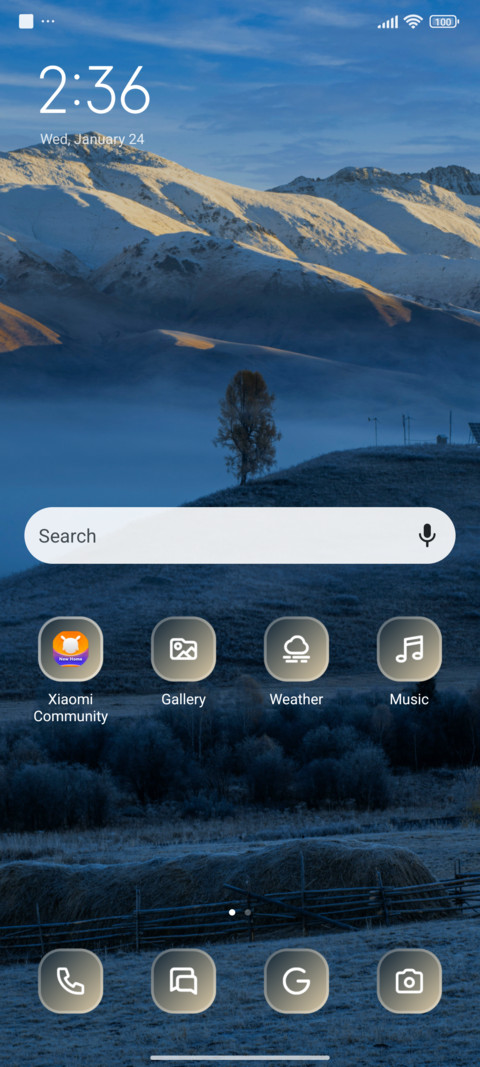 Landscape Snow screenshot
