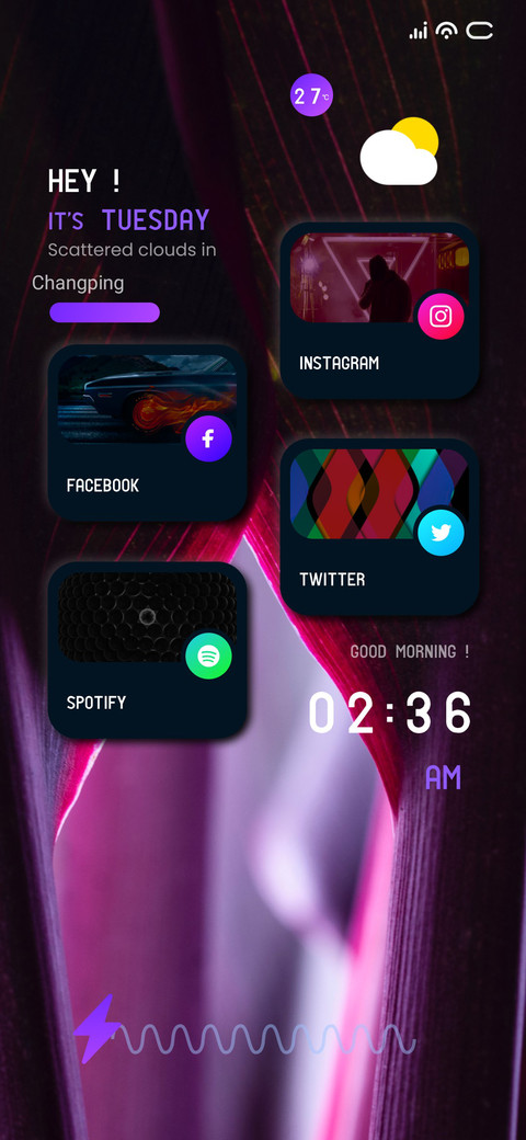 Purple screenshot