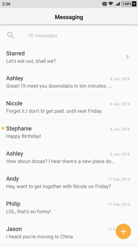 Sony Xperia TT screenshot