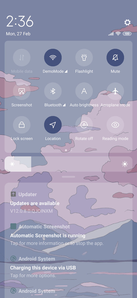 Ukiyo-e clouds screenshot