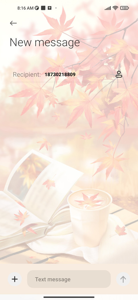 Red leaves screenshot