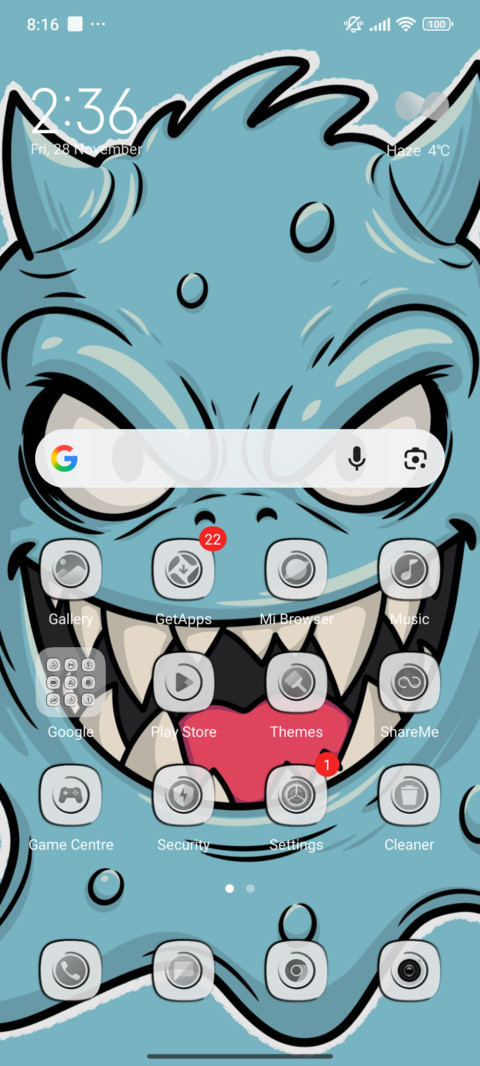 blue monster screenshot