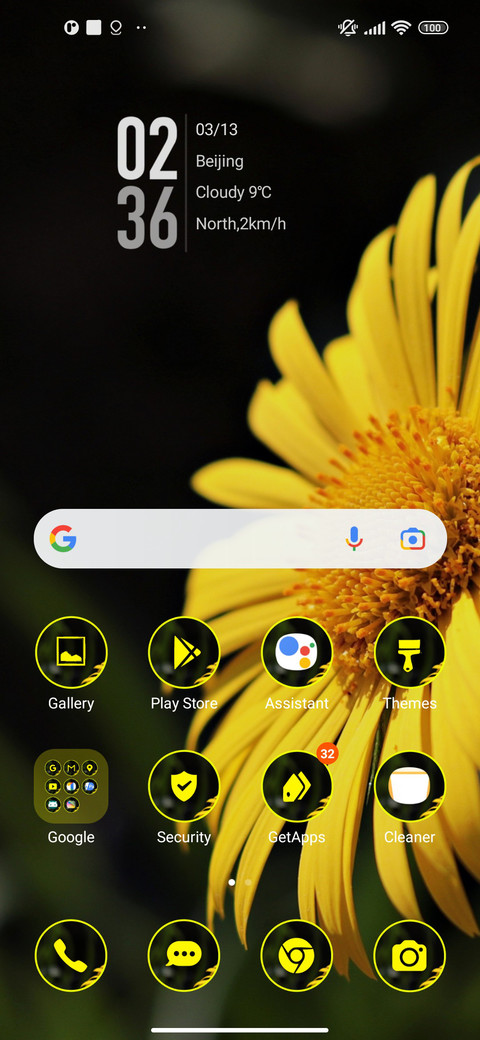 daisy yellow screenshot