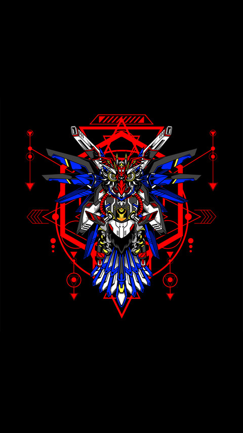 Gundam illustration screenshot