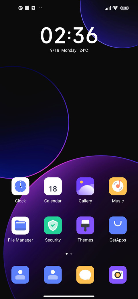 Round Purple screenshot