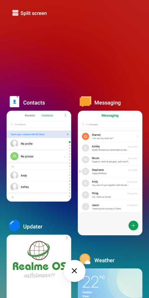 Realme OS screenshot