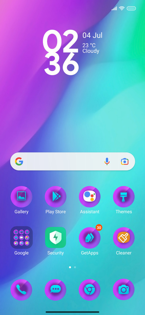 Gradient fine screenshot