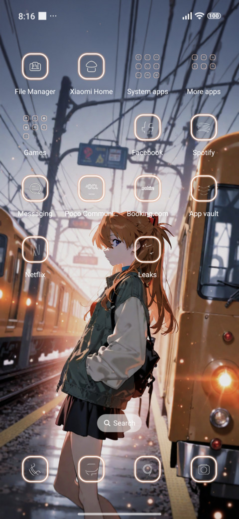 Orange-haired girl screenshot