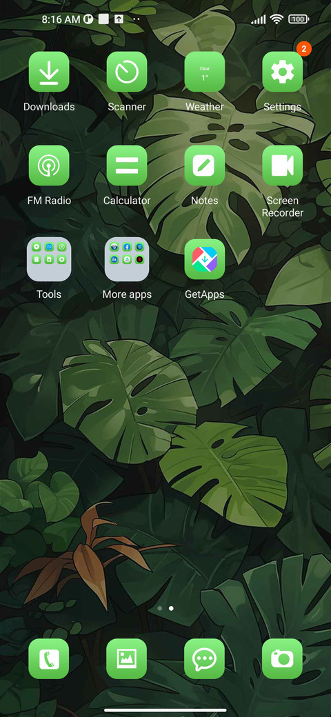 Rainforest Clock screenshot