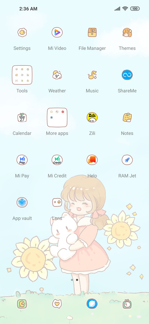 Sunflower girl screenshot