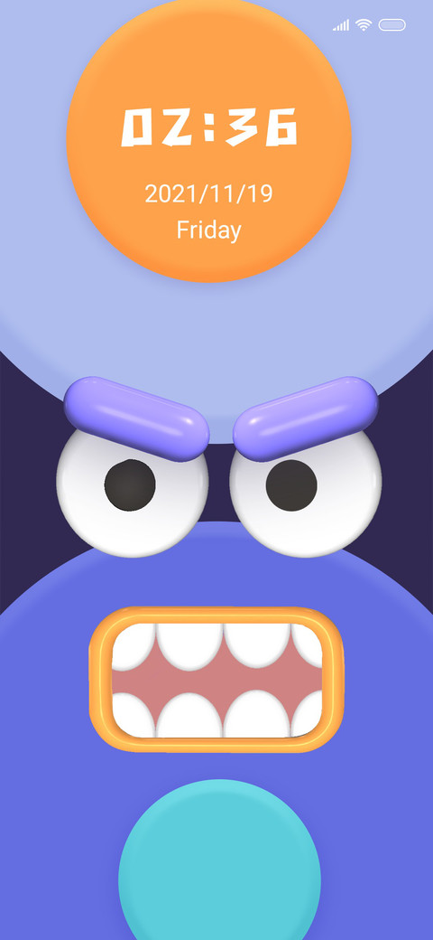 Monster face screenshot