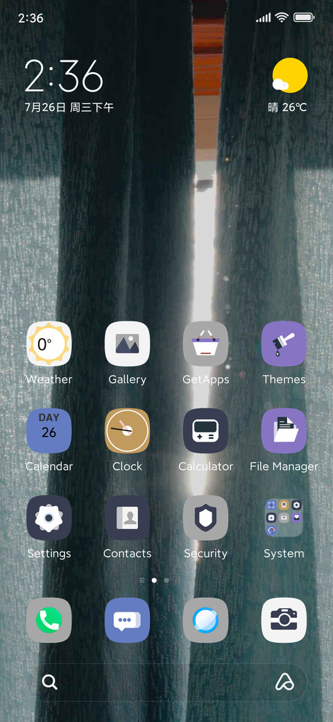 Outside the window screenshot