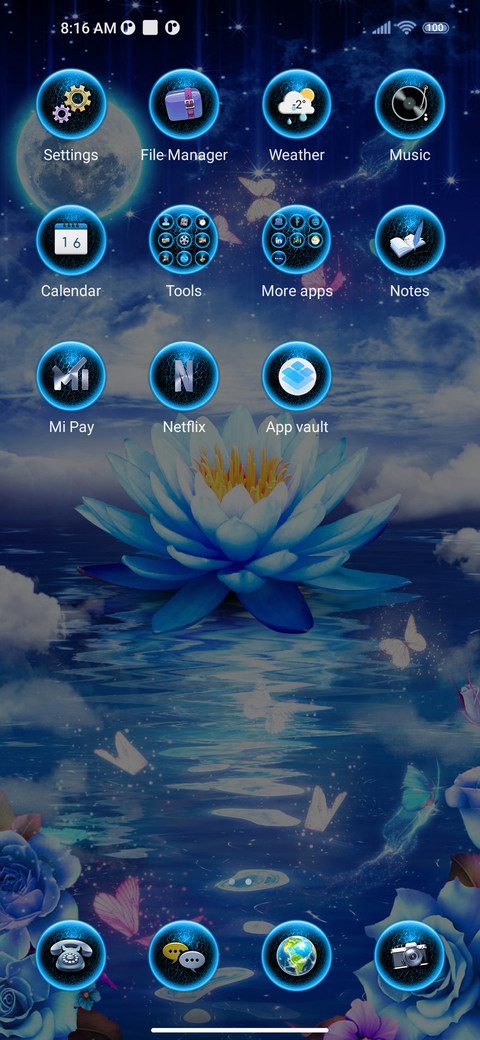 Blue lotus screenshot