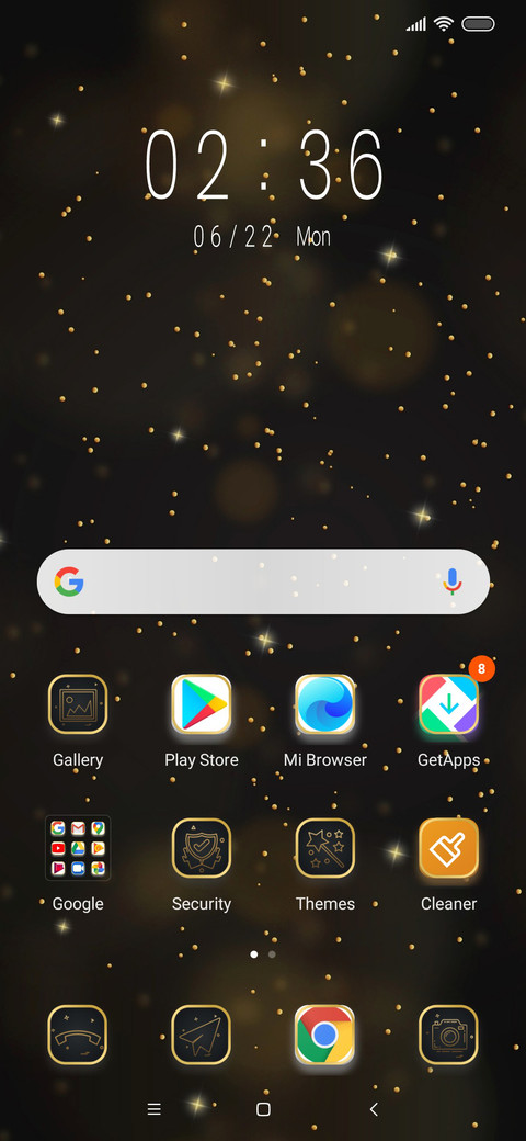 Gold Bokeh_3MDS screenshot