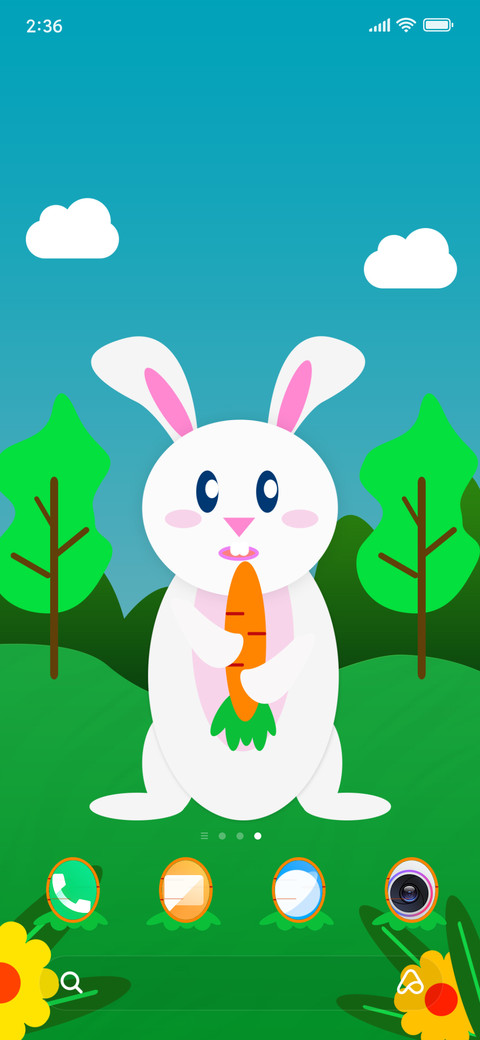Wabbit green screenshot