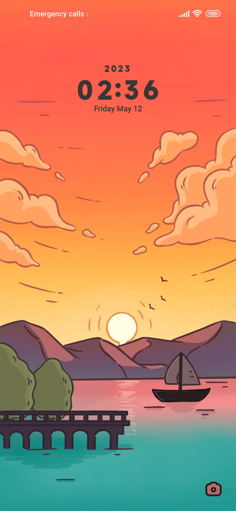 Sunset glow screenshot