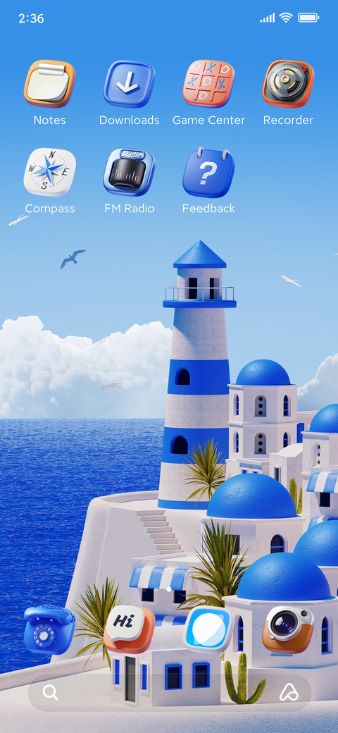 Santorini Breeze screenshot
