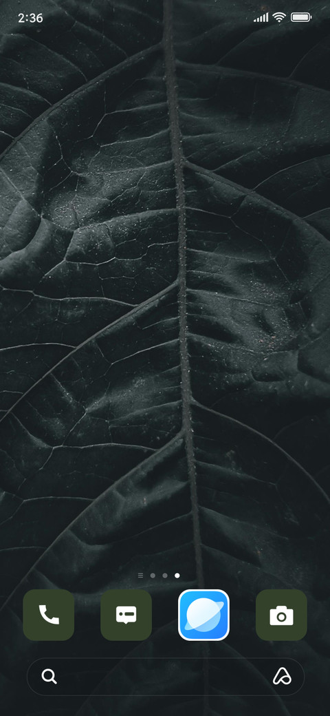 Leaf screenshot