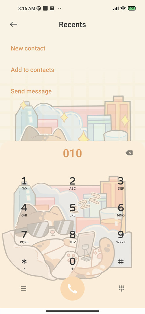 Mobile cat dual screenshot