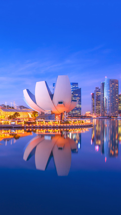 Singapore cityscape at dusk screenshot