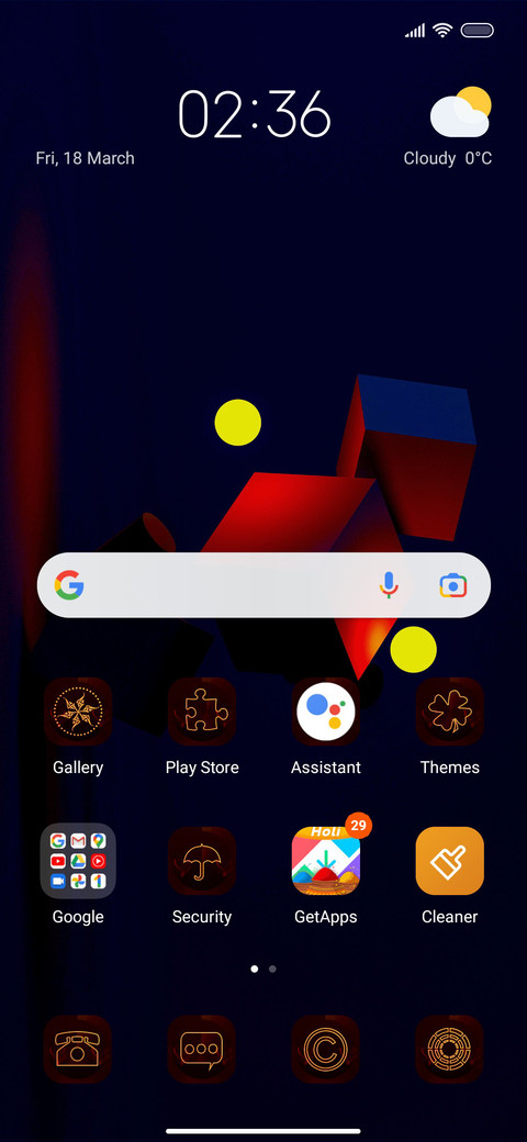 Minimal Sve screenshot