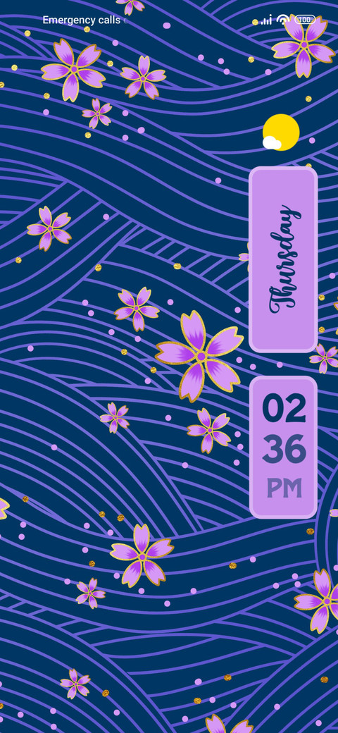 Floral screenshot