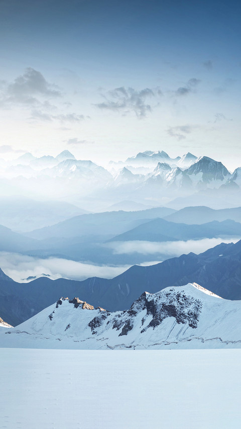 High Mountain in Morning Time screenshot